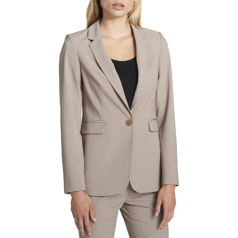 DKNY Womens One-Button Long Sleeve One-Button Blazer