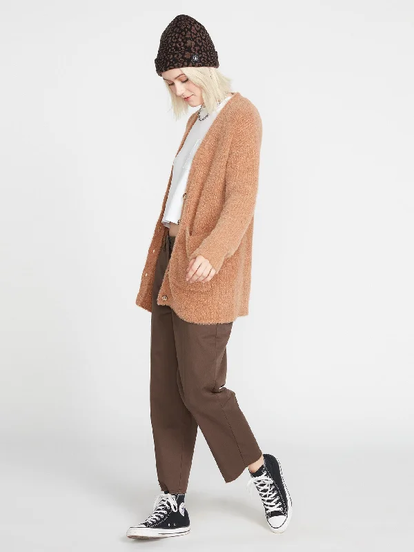 Stones Up Cardigan - Vintage Brown