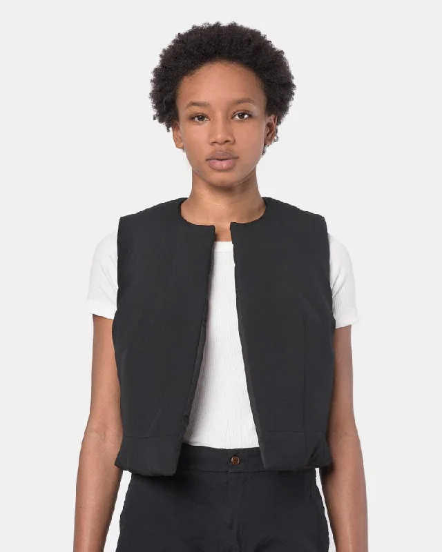 Puff Vest in Black