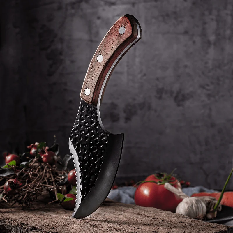 MCD73 Stainless Steel Kitchen Knife Bone Chopping Cleaver Knife Chopper Outdoor Multi-Function Cleaver Bone Chopping Knife